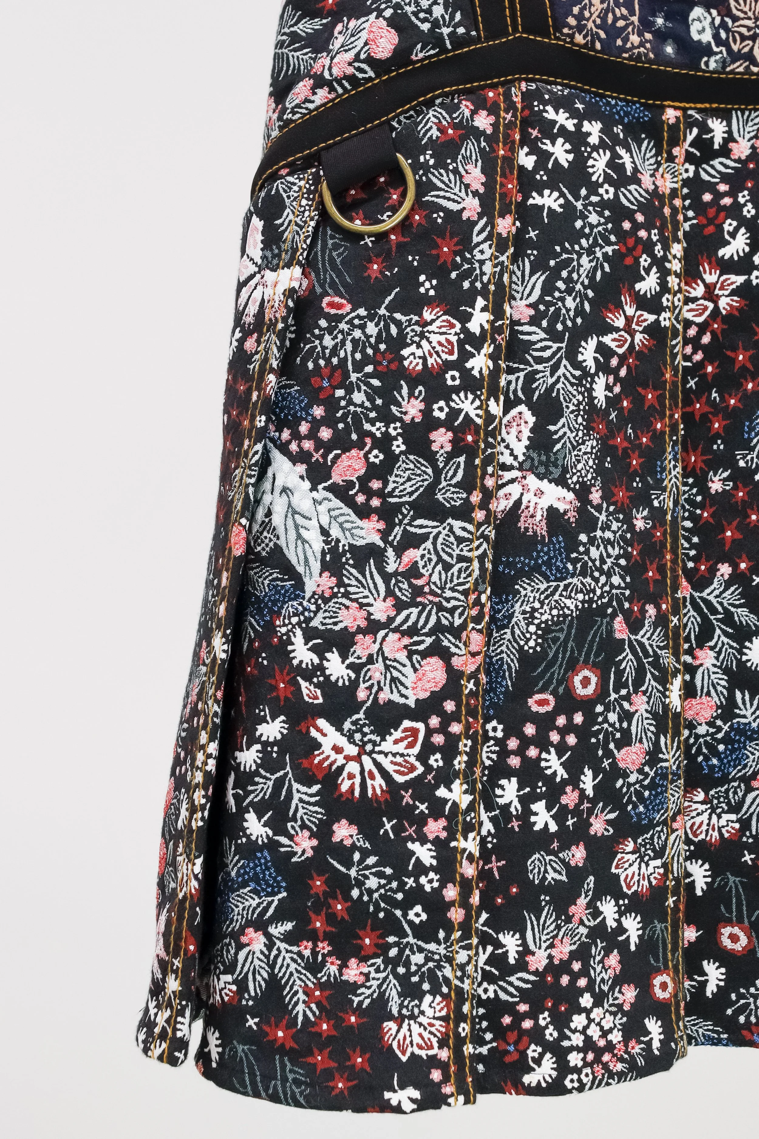 Self portrait red 2025 floral mini dress